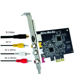 Card ghi hình AV Svideo chuẩn PCI-E AverMedia C725
