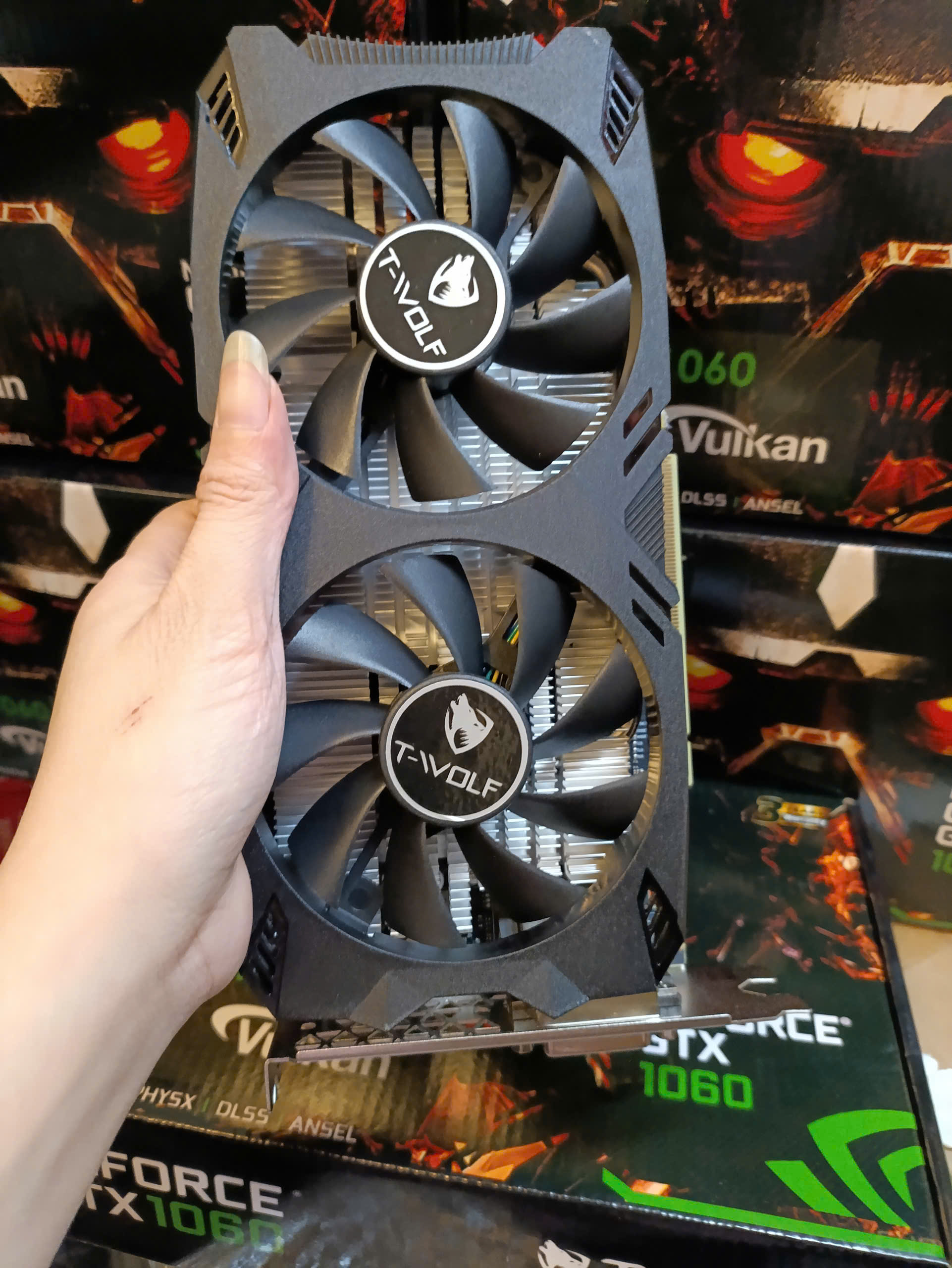 Card màn hình T-WOLF GTX 1060 3GB GDDR5