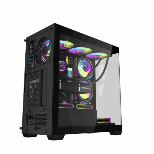 Case Gaming Darkflash DS900W ATX Đen – Thiết kế gỗ độc đáo, hiệu năng tản nhiệt vượt trội - Ảnh 3
