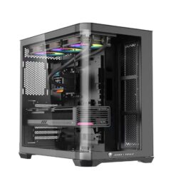 Case Jungle Leopard AC-02 Black Vỏ máy kính cong, màn hình LCD hiển thị hệ thống cực chất