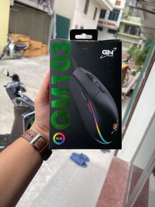 Chuột Gaming GNET GM103 | Màu đen Chính hãng - Ảnh 3