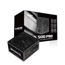 NGUỒN AIGO MODEL CK500PRO 500W 80+ EFICIENCY (DÂY CÁP ĐEN DẸT)