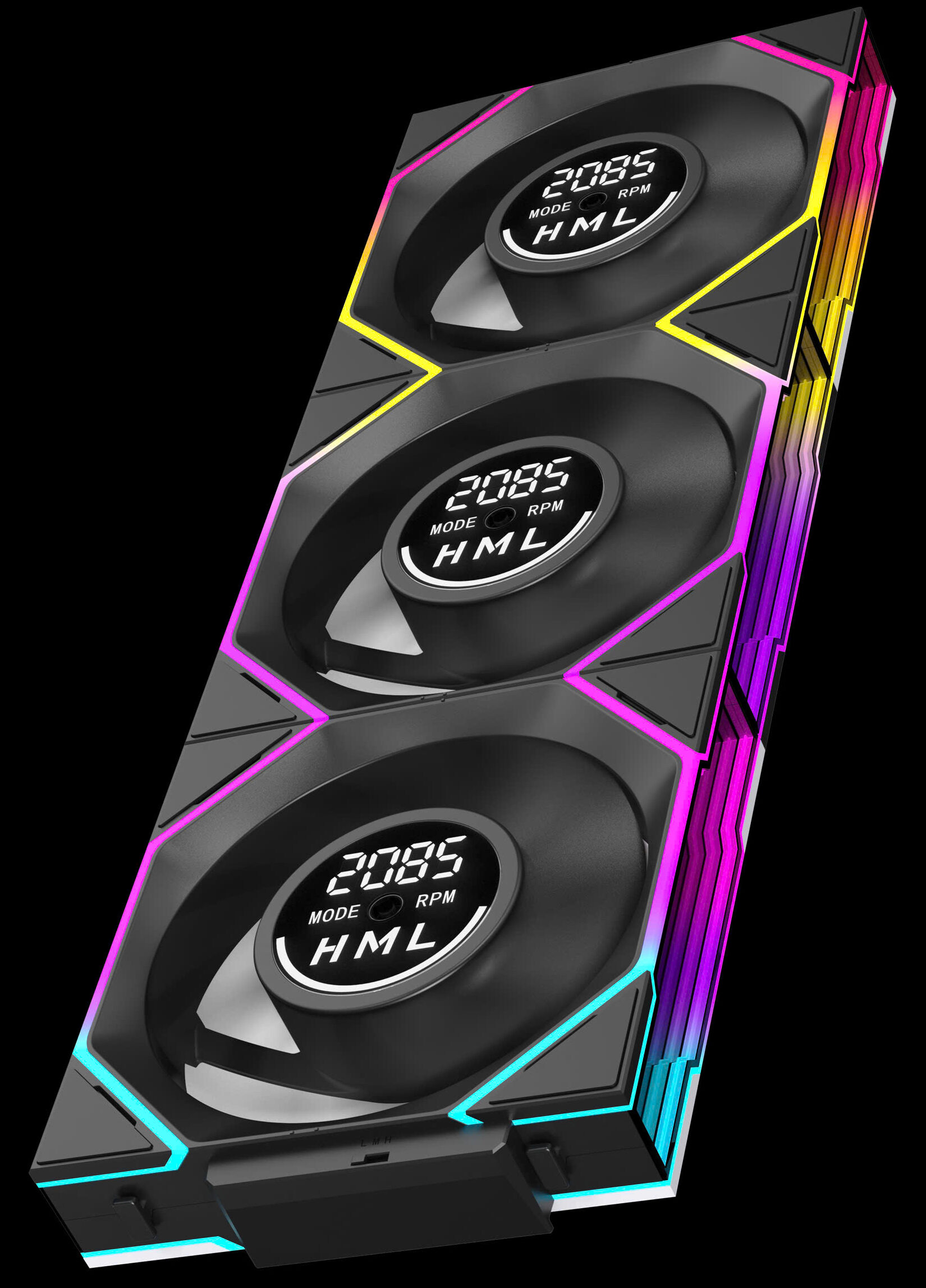 Fan LEOPARD V4 Interstellar Đen Pack 3