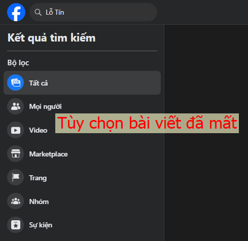 Facebook bất ngờ bỏ tính năng tìm kiếm bài viết 