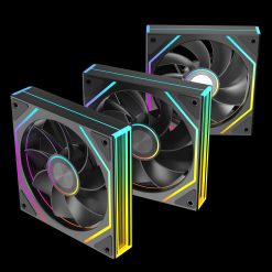 Fan Case Leopard Prism 4RS RGB - Đen