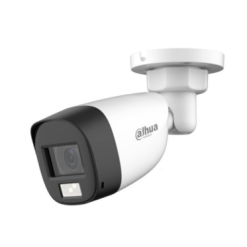 Camera thân hồng ngoại 2MP Dahua DH-HAC-HFW1200CLP-IL-A tích hợp đèn LED 20m, mic thu âm thanh