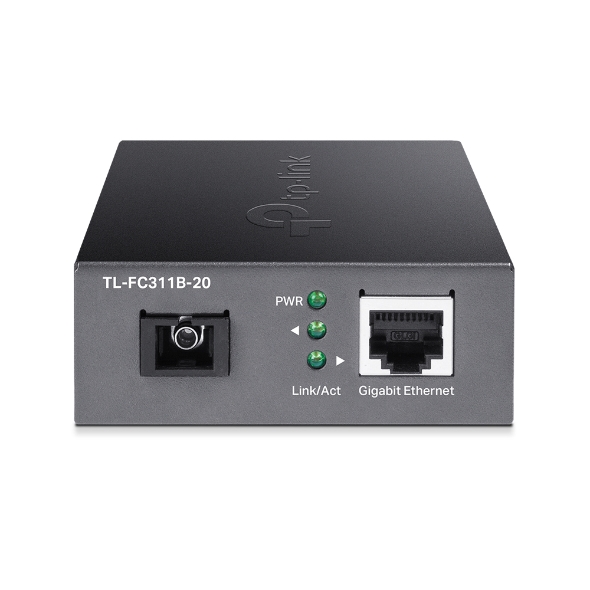 Gigabit WDM Media Converter TP LINK TL FC311B 20 2