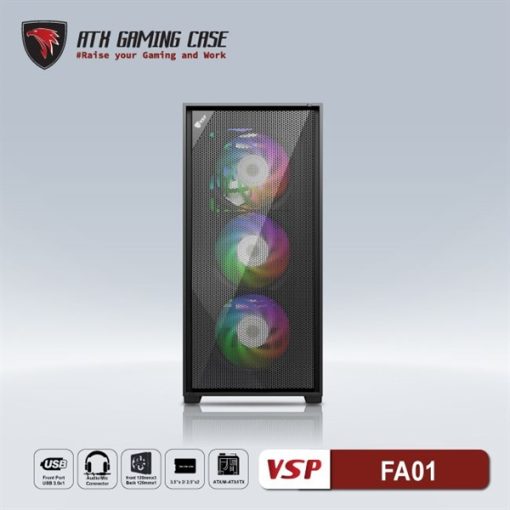 Case Vsp Gaming FA01 full atx x99 dual - Ảnh 2