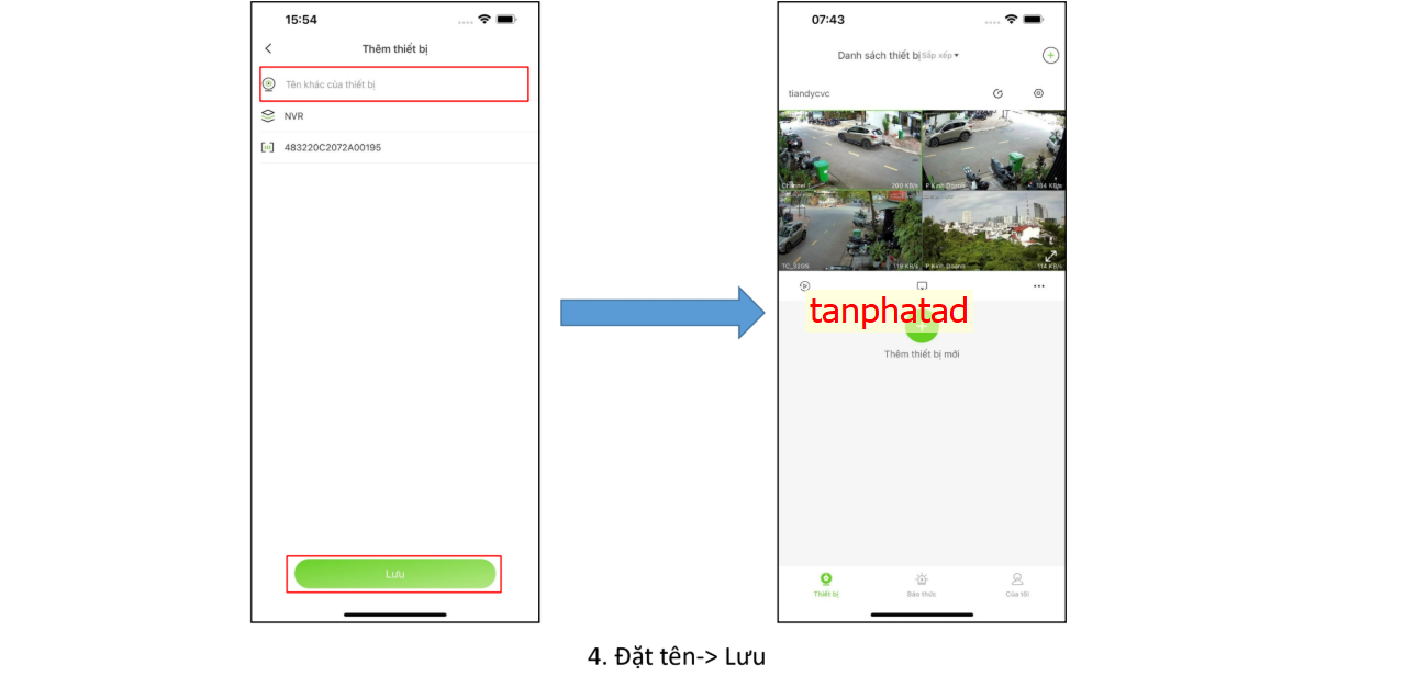 Hướng Dẫn Kết Nối Cloud Cho Đầu Ghi Tiandy
