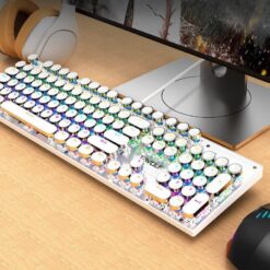 KEYBOARD T WOLF T75 Phim co Punk ma bac Led USB vi tinh hoang vu tuy hoa phu yen 3