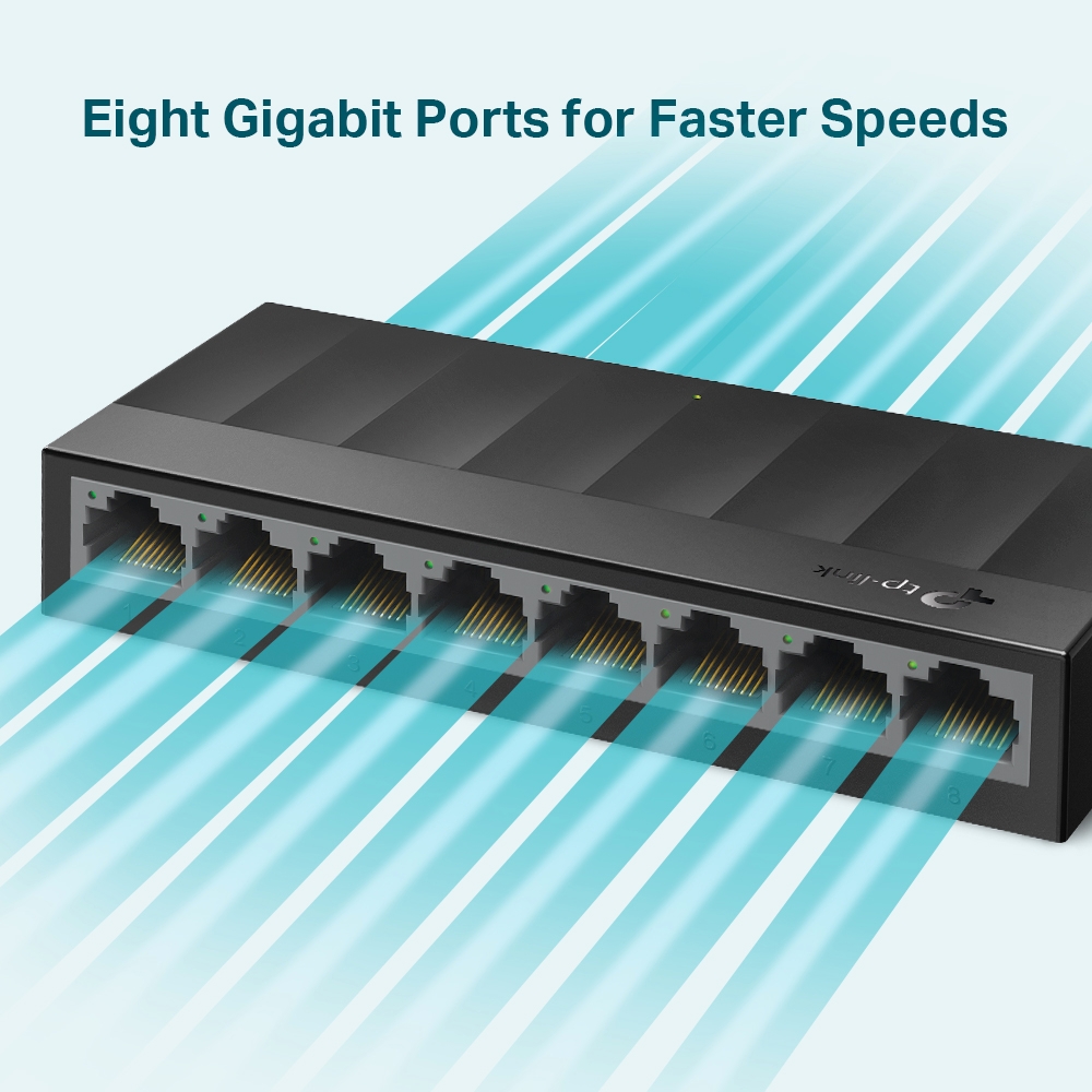 Switch TP Link TL LS1008G 8 Port-Gigabit