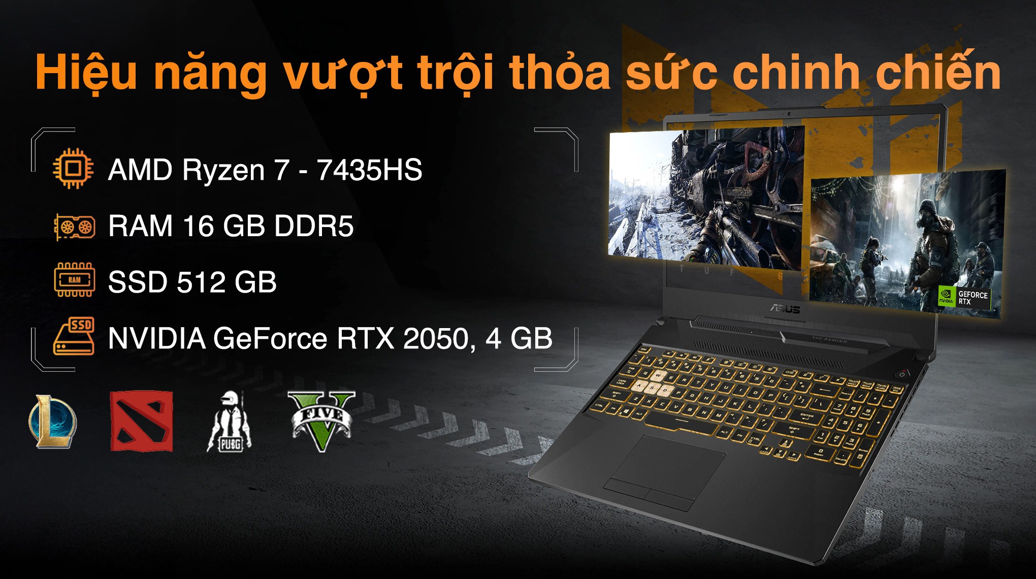 Laptop Asus TUF Gaming A15 FA506NFR - HN113W