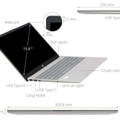 Laptop HP 15 fc0085AU A6VV8PA R5 7430U 16GB 512GB Full HD Win11 5