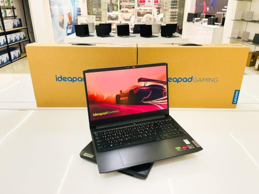 Thông số Chi tiết Model Lenovo IdeaPad Gaming 3 15ACH6 (82K2027PVN) CPU AMD Ryzen 5 5500H (6C/12T, 3.3GHz – 4.0GHz, 16MB Cache) RAM 16GB DDR4 3200MHz (2 khe, nâng cấp tối đa 32GB) Ổ cứng SSD M.2 NVMe 512GB Card đồ họa NVIDIA GeForce RTX 2050 4GB GDDR6 Màn hình 15.6" FHD (1920x1080) IPS, 144Hz, chống chói Hệ điều hành Windows 11 Home bản quyền Cổng kết nối USB 3.2, USB-C, HDMI, RJ45, jack 3.5mm Trọng lượng ~2.25kg Màu sắc Đen Bảo hành 24 tháng, CO/CQ, hóa đơn VAT