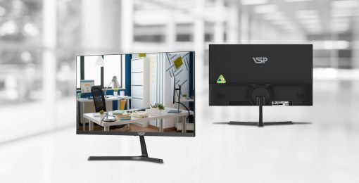 MÀN HÌNH PHẲNG LED VSP 22INCH TRÀN VIỀN V2204H - ĐEN