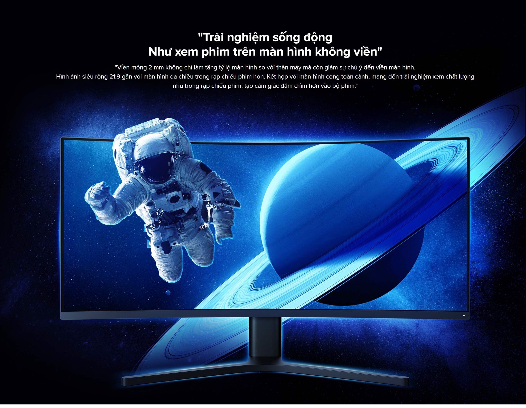 MAN HINH XIAOMI MI CURVED GAMING MONITOR 34in CONG 2K 144 HZ Cu 11