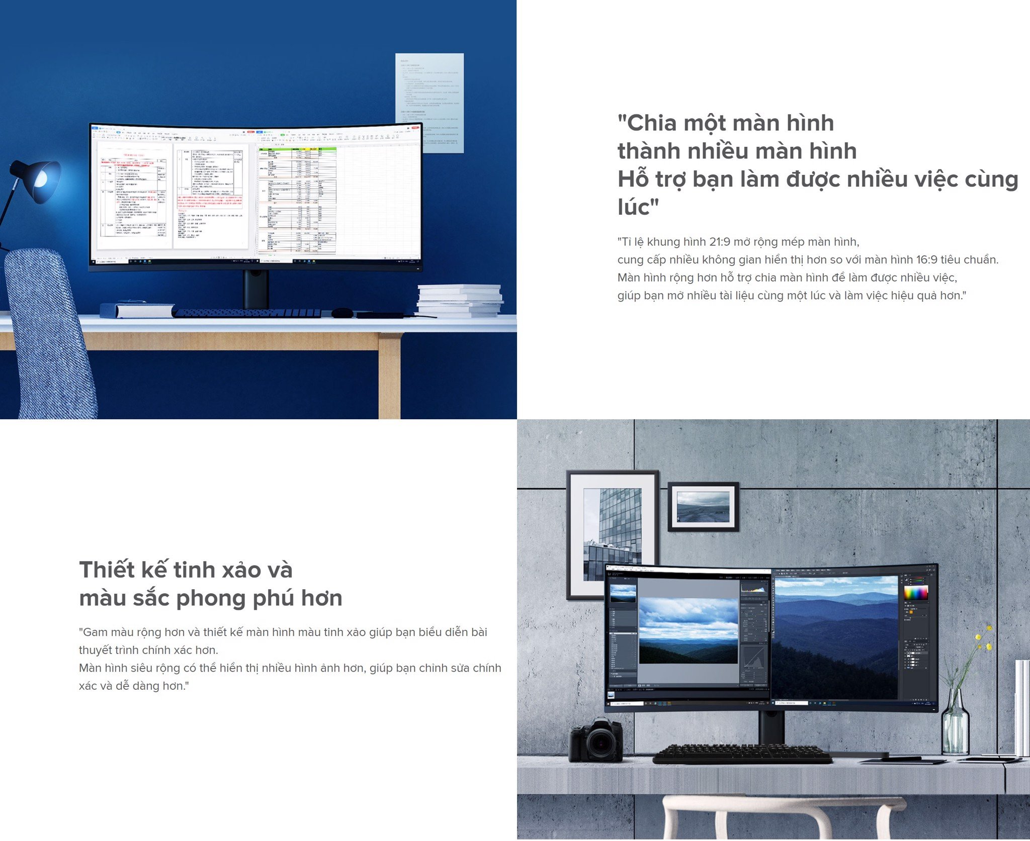 MAN HINH XIAOMI MI CURVED GAMING MONITOR 34in CONG 2K 144 HZ Cu 13