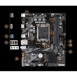 Mach chinh vi tinh Gigabyte H610M K DDR4 2