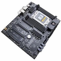 Mainboard HUANANZHI H12D-8D BMC - Màu sắc: Màu đen - CPU Socket: Hỗ trợ vi xử lý AMD EPYC, AMD EPYC 7002 (Rome), 7003(Milan) - Khe RAM: 08 khe cắm DDR4 - Bộ nhớ tiêu chuẩn: Hộ trợ tám kênh DIMM DDR4 3200/2933/2666/2400/2133MHz. Tối đa 2TB - Chân cắm ổ: 04 x SATA3.0 6Gbps, 3 x SFF-8643 (Hỗ trợ 12 SATA 3.0 6Gbps hoặc 3 PCIE 3.0/4.0 x4 U.2) - Khe cắm mở rộng: 04 x PCI Express3.0/4.0 x16 - Các cổng mở rộng: 03 x M.2 2280 PCI Express 3.0/4.0 x16 - Cổng âm thanh: CJC6811A - Cổng mạng: 2 cổng Intel I266V 2.5G, 1 x công IPMI (cần có BMC module), Realtek RTL8201F - Chân cắm nguồn: 24PIN + 8PIN + 8PIN - Chân cắm quạt: 6 x FAN PIN, CPU_FAN1 SYS_FAN - Nguồn cấp: 9+5 Phase Power Supply với 60A DR MOS - PCB layers: 14-layer PCB - Kích thước: 305mm x 245mm ATX - Các cổng mặt sau: 02 x USB2.0; 04 x USB3.2 Gen1; 03 x cổng mạng; 01 x 2-lỗ cắm âm thanh, 1 VGA - Các cổng mặt trước: 1 xUSB3.2 Gen1 PIN，1x USB2.0 PIN，1 x Front audio PIN，1 xCOM PIN，1xSMBUS PIN，1xNCSI PIN，1xPMBus PIN，1xMB_BIOS PIN, 1xDE_BUG diagnostic card，1xPower-on/Restart PIN - Hệ điều hành hỗ trợ: Windows/Linux - BIOS: AMI UEFI BIOS - MGMT Console: Module AS[EED AST2500 (BMC) độc lập, hỗ trợ IPMI 2.0. - Phụ kiện đi kèm: 01 x Motherboard; 02 x SATA Cable, 01 x Tấm chắn phía sau