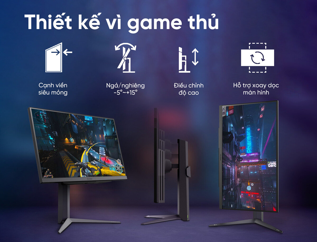 Màn Hình Gaming LG UltraGear 27GS85Q-B