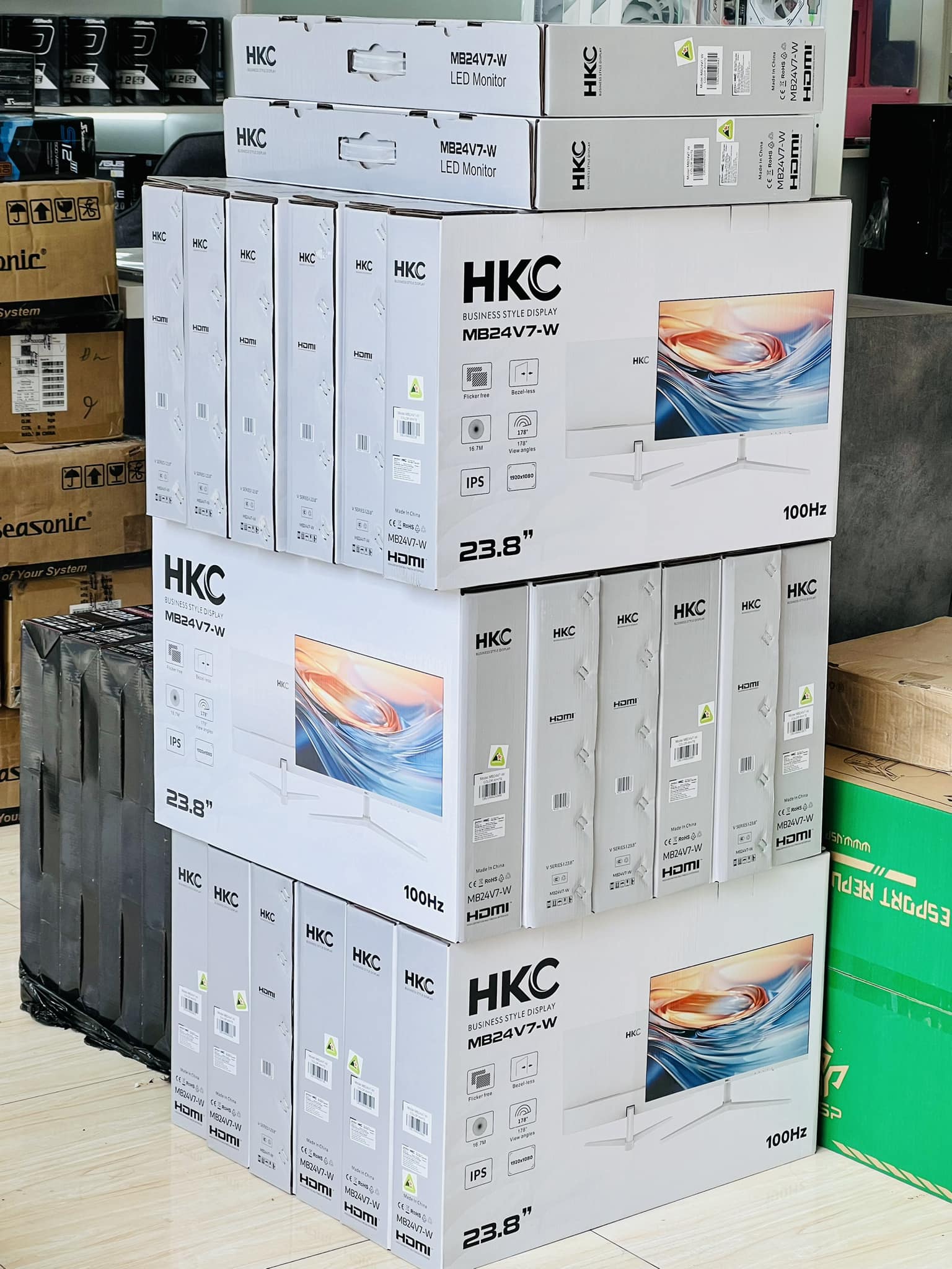 Màn Hình Văn Phòng Hkc Mb24V7-W