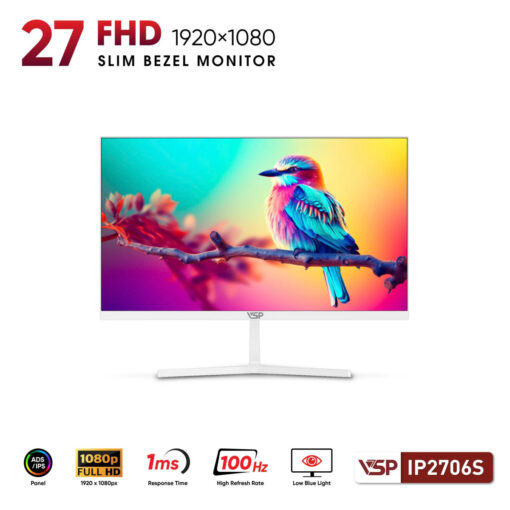 Màn Hình VSP IP2706S (27 inch, FHD, 100Hz, IPS, trắng)