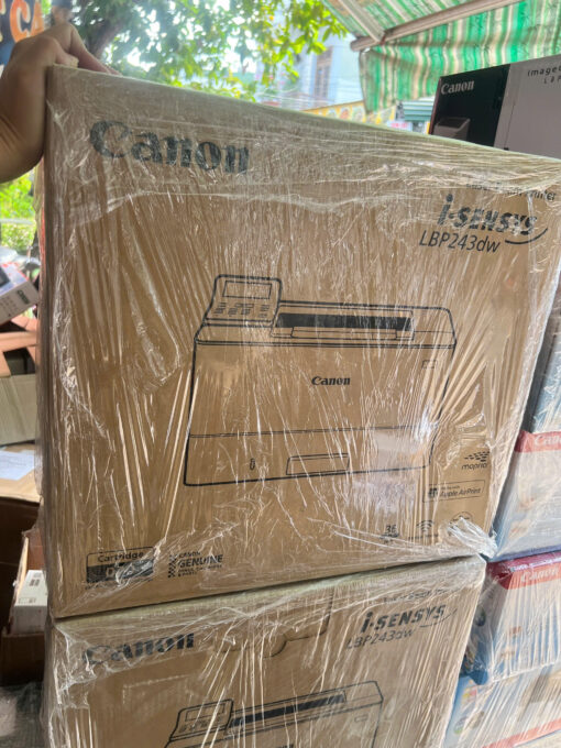 Máy in laser đen trắng Canon LBP243DW (A4/A5/ Đảo mặt/ USB/ LAN/ WIFI) - Ảnh 4