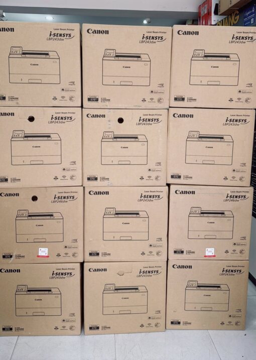 Máy in laser đen trắng Canon LBP243DW (A4/A5/ Đảo mặt/ USB/ LAN/ WIFI) - Ảnh 3