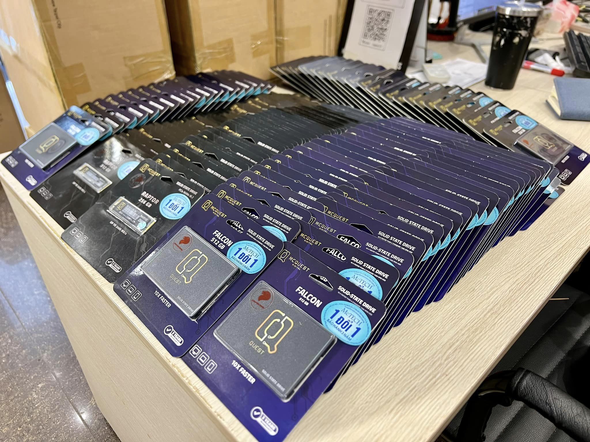 Ổ cứng SSD McQuest Raptor 512GB NVMe