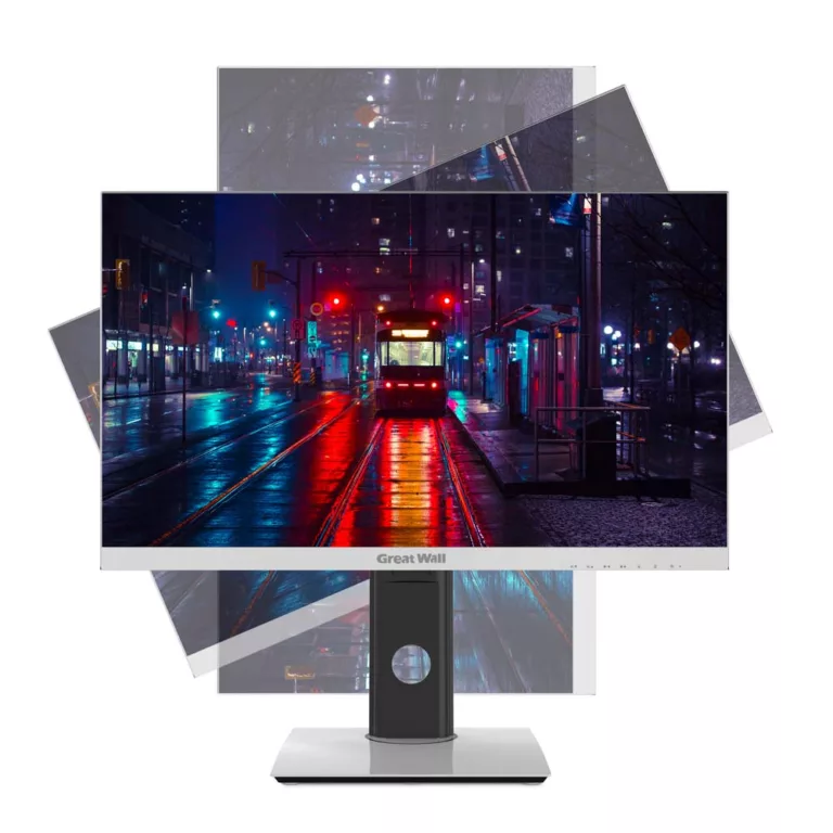Bộ máy tính All In One GreatWall Q2458 (Intel Core i5-12450H | 16GB | 512GB | 23.8 inch FHD | NoOs | Bạc )
