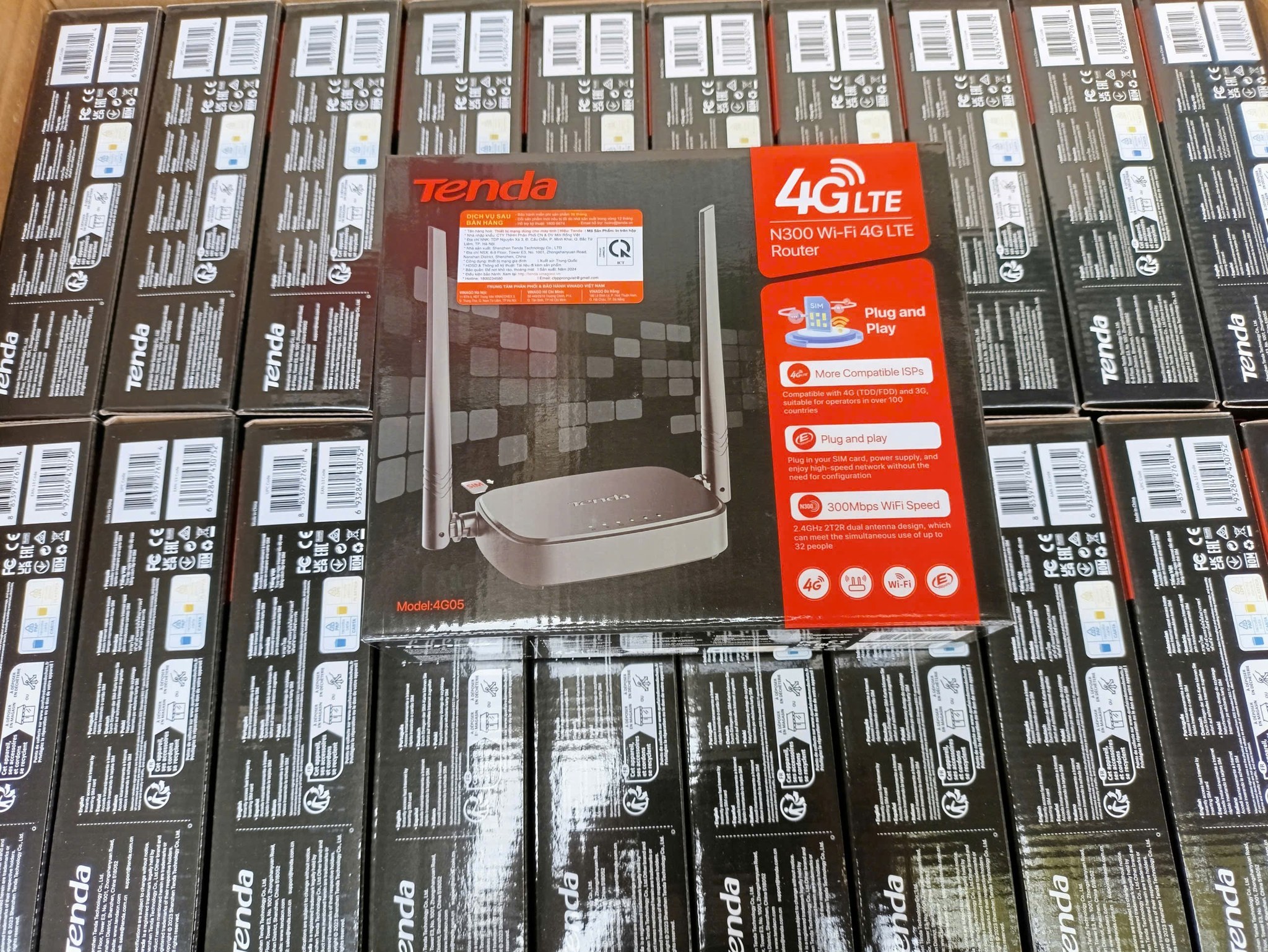 Router Wifi Tenda 4G05 dùng SIM 4G 
