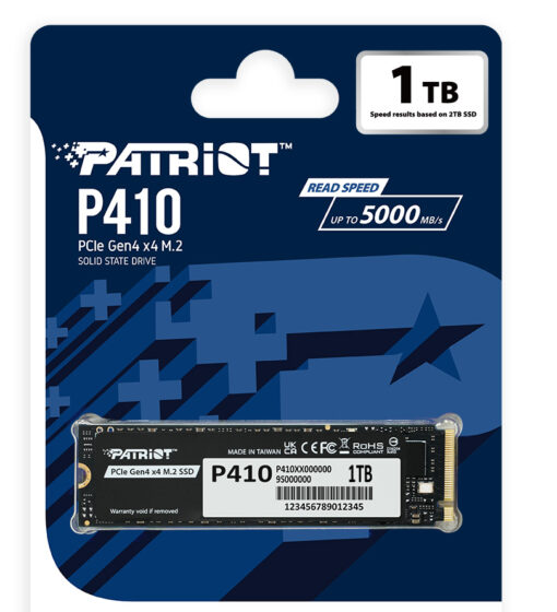 SSD Patriot P410 1TB PCIe Gen4