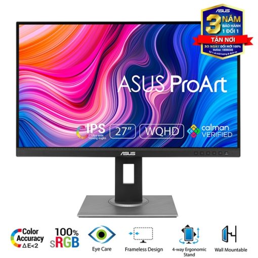Màn hình ASUS ProArt PA278QV 27 inch 2K IPS Chuyên Đồ Họa