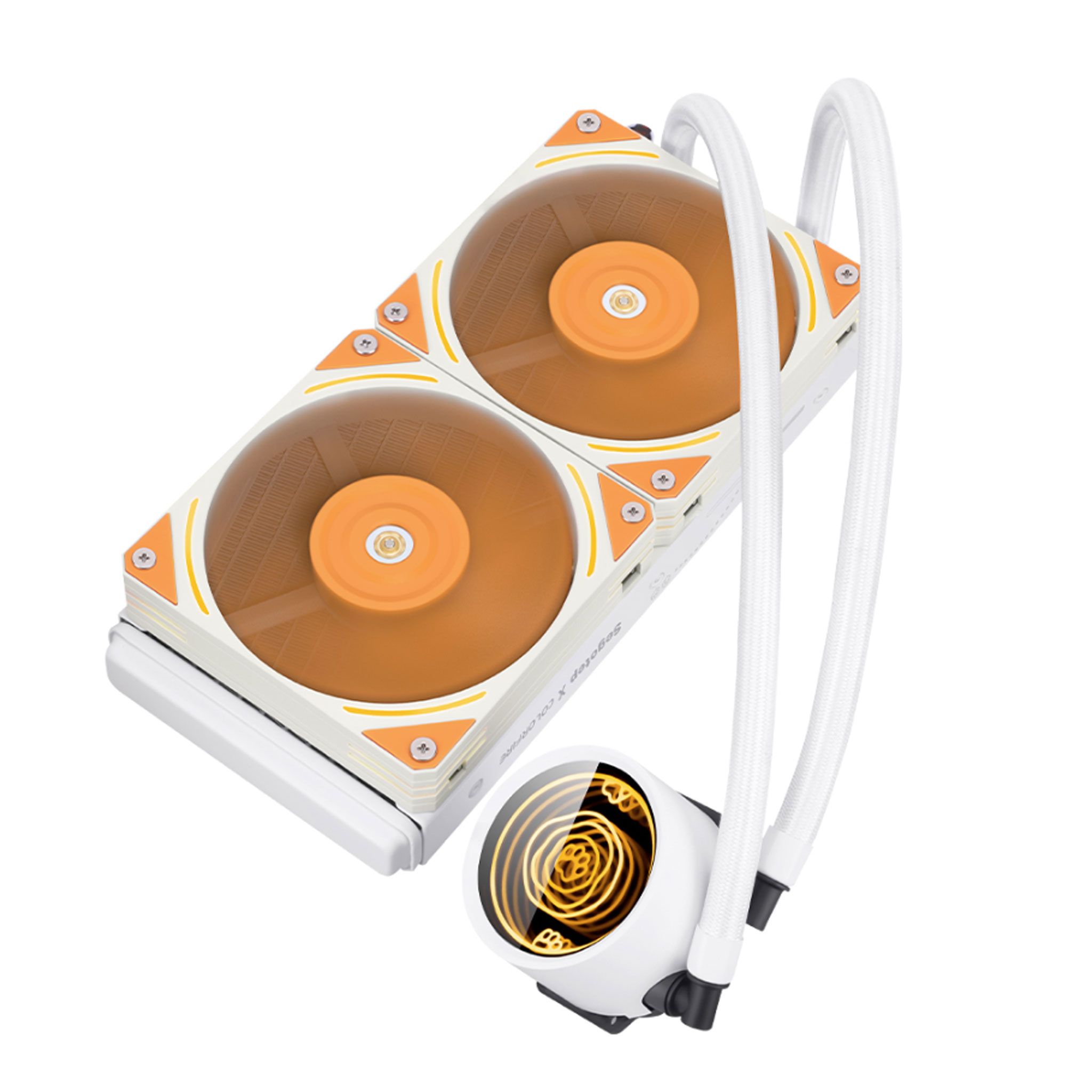  TN-SGT-000039 Tản nhiệt SEGOTEP Belced II 240 ARGB MEOW orange