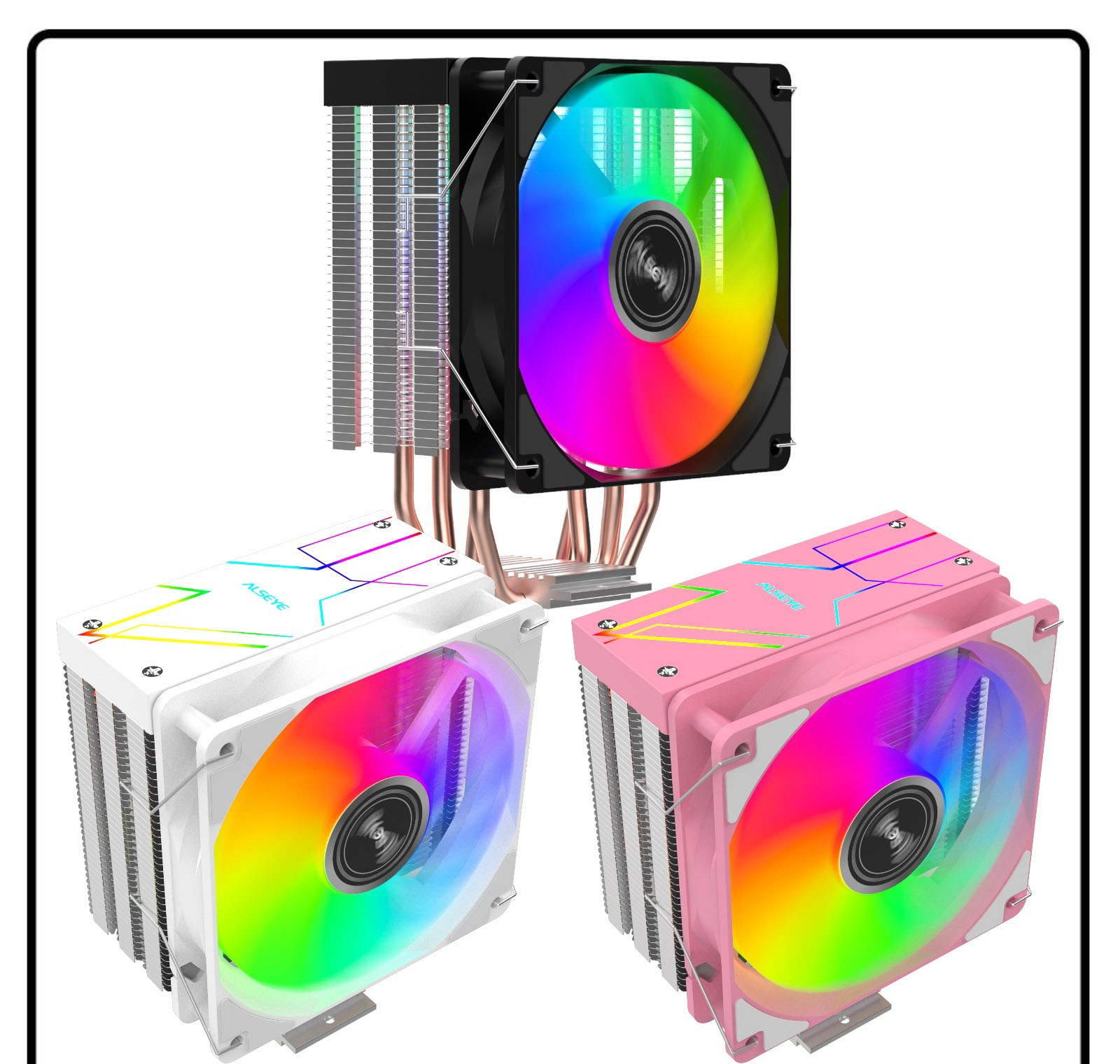 TẢN NHIỆT KHÍ CPU ALSEYE N120-SE SK2011 RGB WHITE