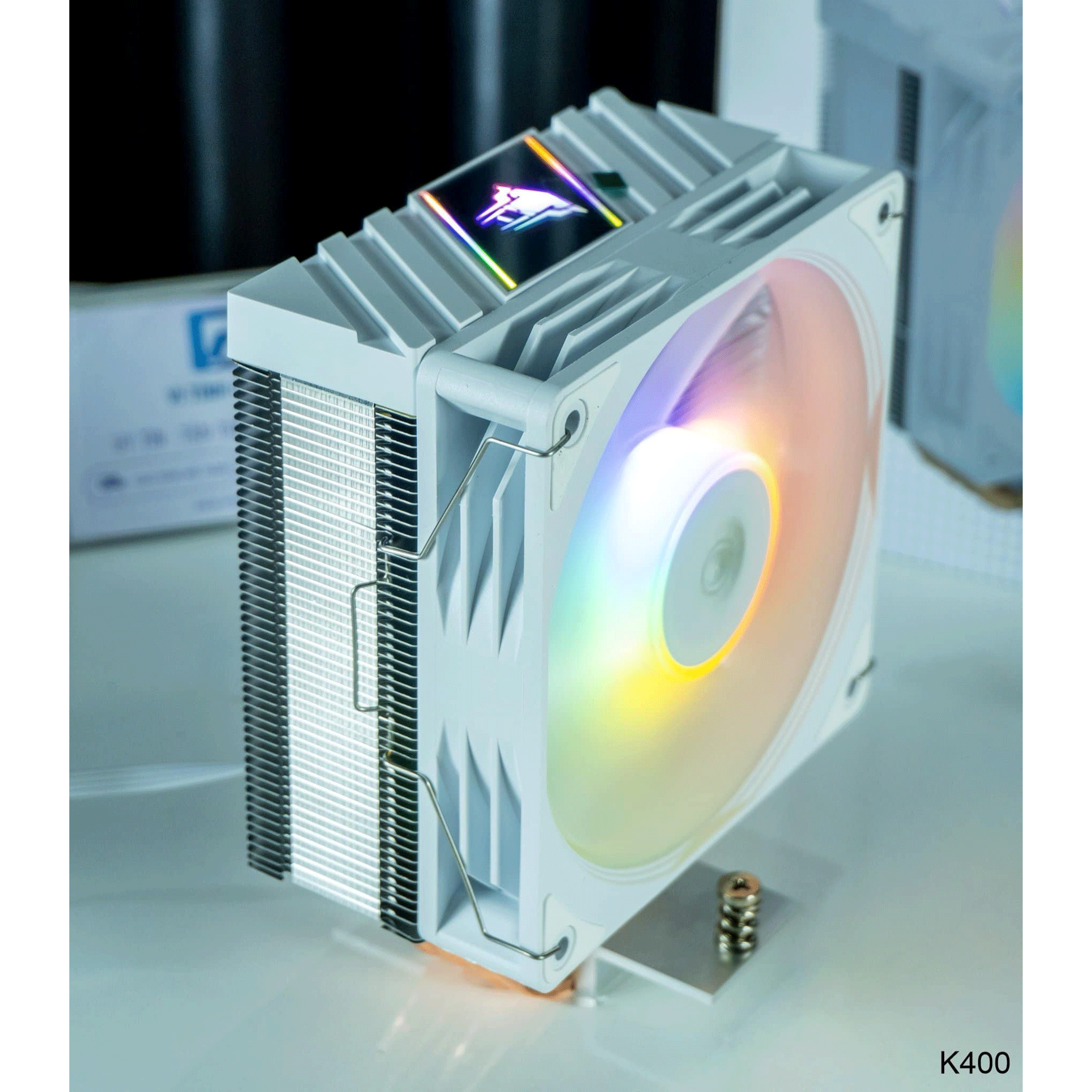 Tản Nhiệt Khí Leopard K400 RGB White