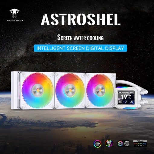 Tản Nhiệt Nước Leopard Astroshell V2 360 ARGB LCD Trắng