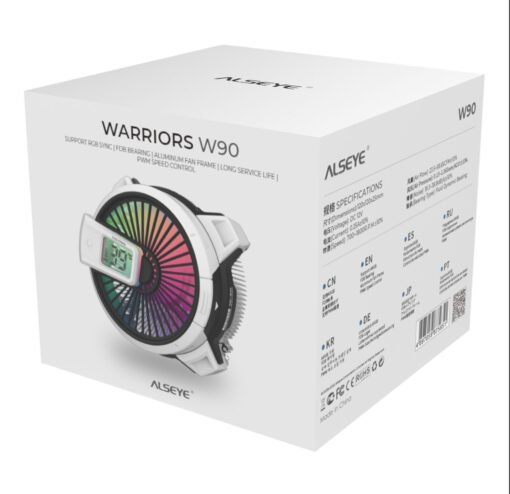 Tản nhiệt khí Alseye W90 ARGB Display | Socket LGA 1700/1200/115x - Ảnh 2