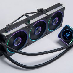 Tan nhiet nuoc CPU Leopard Astrobeat 360 digital ARGB mau den 03