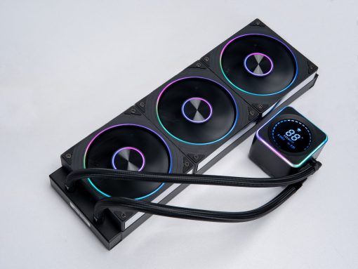 Tản nhiệt nước CPU Leopard Astrobeat 360 digital ARGB màu đen