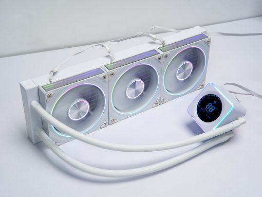 Tản nhiệt nước CPU Leopard Astrobeat 360 digital ARGB màu trắng - Ảnh 2