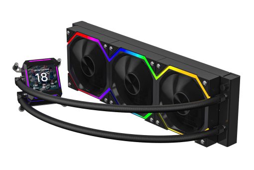 Tản nhiệt nước Leopard Astro Shell 360 ARGB Digital LCD - đen