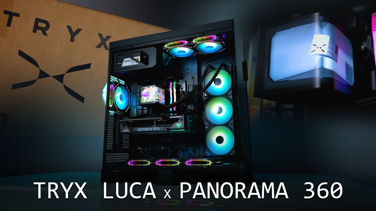 Tan nhiet nuoc TRYX PANORAMA ARGB 360 4