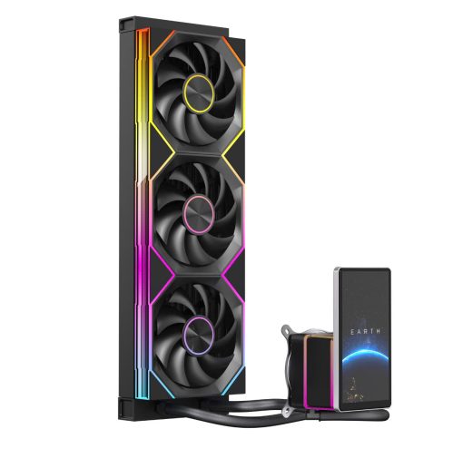 Tản Nước Leopard Pro Flow 360P Đen - Proflow 360 Liquid cooler LCD 5.5 inch, RGB, Quay 270° - Ảnh 3