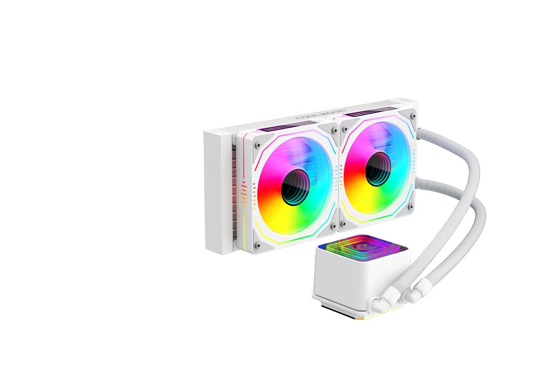 Tản nước Coolmoon 240 Glacier Trắng
