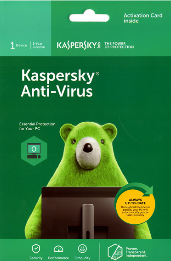 Kaspersky Anti Virus 1 User (KAV1U)