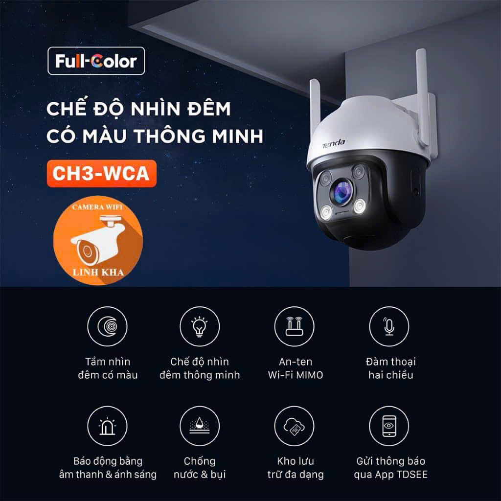 Camera WiFi Tenda CH3-WCA 