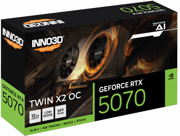 VGA Inno3D GeForce RTX 5070 12GB TWIN X2