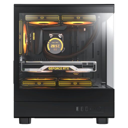 VỎ CASE MÁY TÍNH DARKFLASH DB330M Mặt kính màu Black - Ảnh 4
