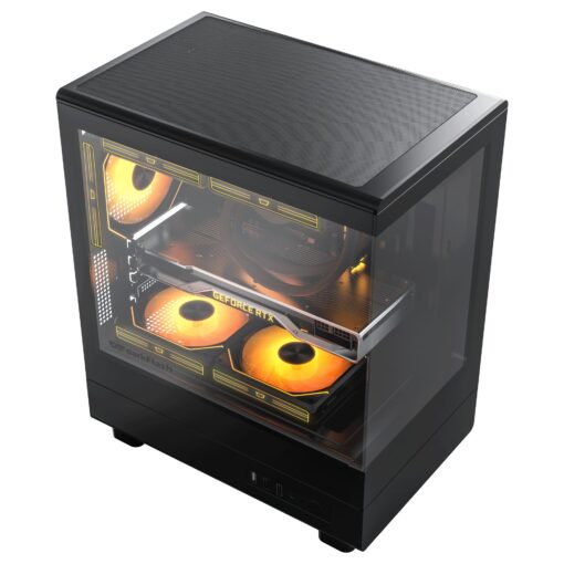 VỎ CASE MÁY TÍNH DARKFLASH DB330M Mặt kính màu Black - Ảnh 5